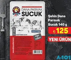 ŞAHİN DANA PARMAK SUCUK 140 G